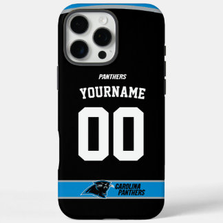 Personalised Panthers Jersey American Football iPhone 16 Pro Max Case