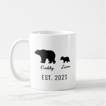 Personalised Papa Bear and Baby Bear Mug