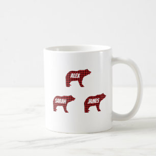 Personalised Papa Bear Gifts for dad Coffee Mug
