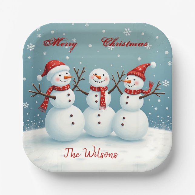 Personalised Paper Plate (Front)