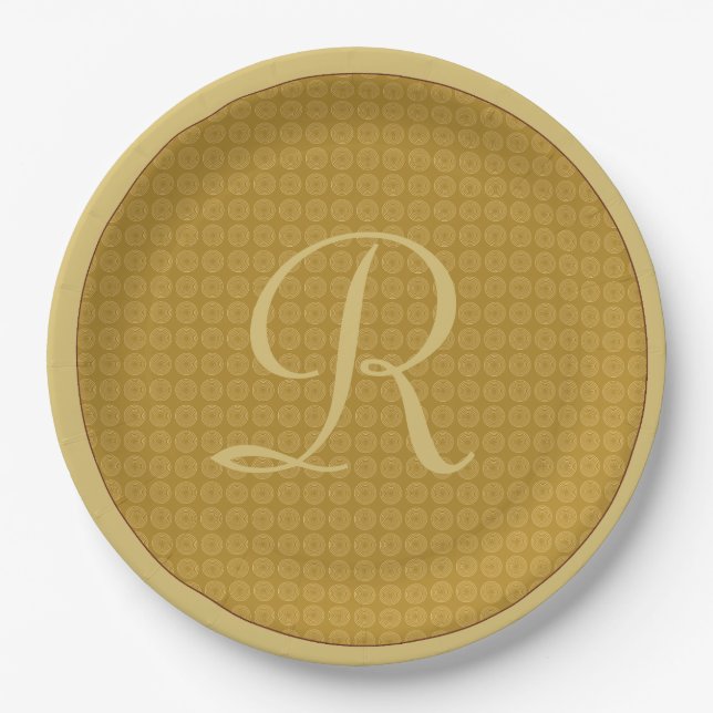 personalised paper plate (Front)