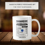 Personalised Paramedic Symbol EMT  Coffee Mug<br><div class="desc">Personalised Paramedic EMT Coffee Mug.  Makes a wonderful gift for EMS,  EMT,  or Parmedics. You can add a name with our easy template.</div>