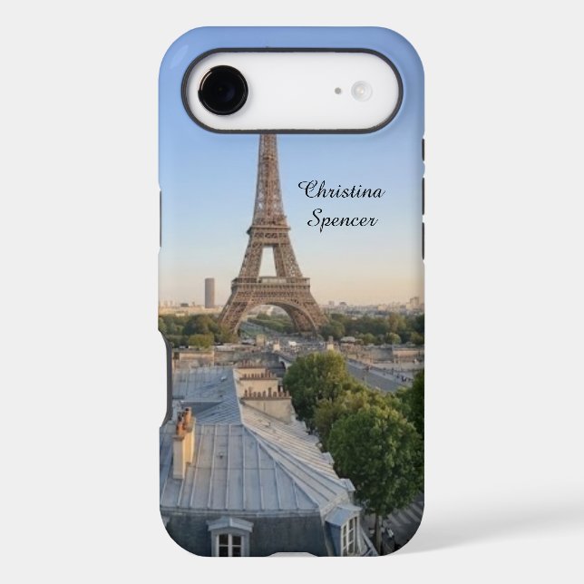 Personalised Paris City Skyline  (Back)