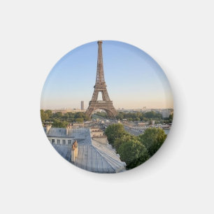 Personalised Paris City Skyline Souvenir Magnet