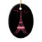 Personalised Paris Eiffel Tower Christmas Ornament