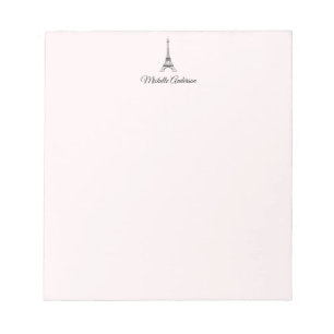 Personalised Paris Eiffel Tower France  Notepad