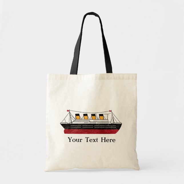 Personalised Passenger Steamship Tote Bag (Front)