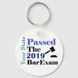 Personalised Passing the Bar Key Ring