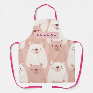 Personalised Pastel Adorable Capybara Apron