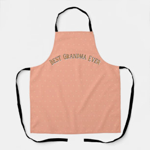 Personalised Pastel Baking Apron - Custom Name