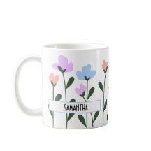 personalised pastel flowers