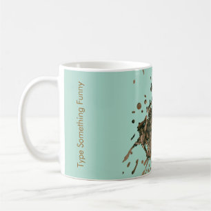 Personalised Pastel Green Splash Mug