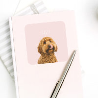 Personalised Pastel Pink Phone Case with Dog Photo