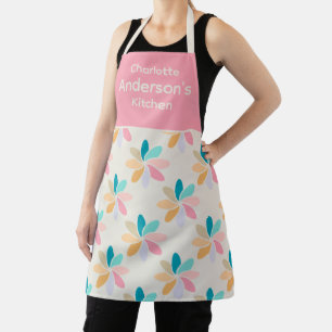 Personalised Pastel Pinwheel Pattern Apron