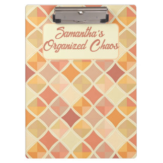 Personalised Pastel Planner – My Organised Chaos Clipboard