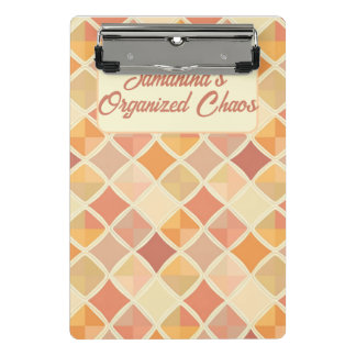Personalised Pastel Planner – My Organised Chaos Mini Clipboard