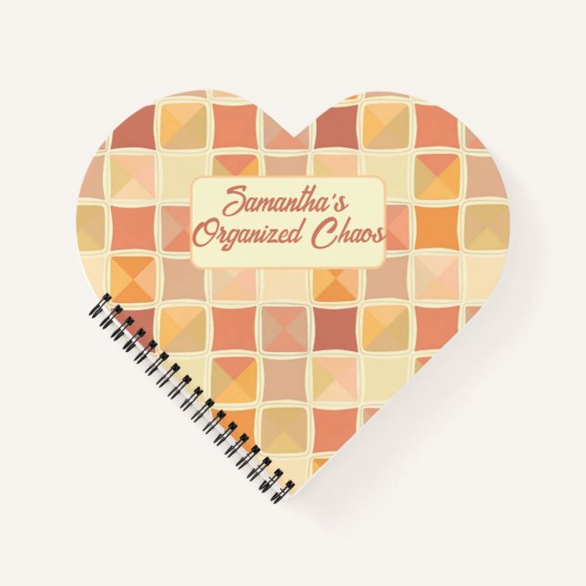 Personalised Pastel Planner – My Organised Chaos Notebook (Front)