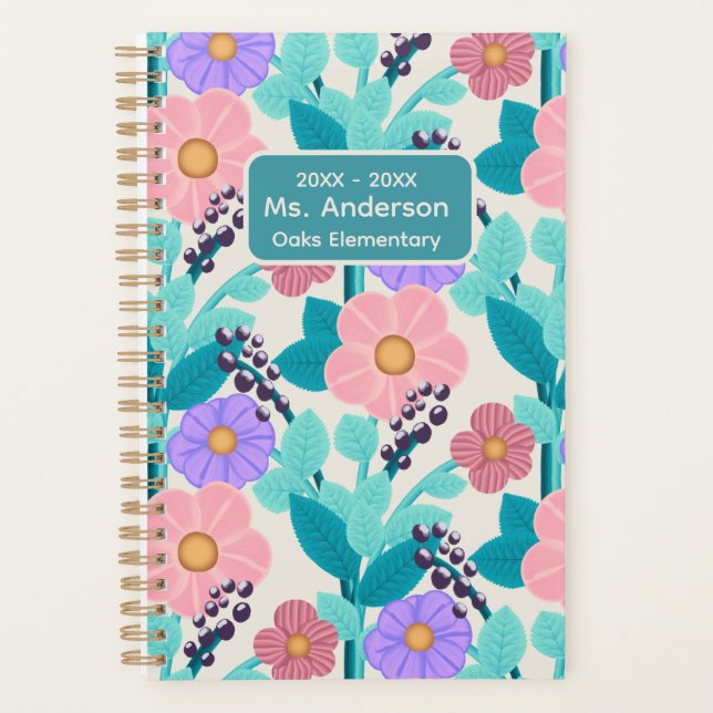 Personalised Pastel School Planner (Front)
