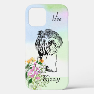 Personalised Pastel Shih Tzu Apple iPhone Case