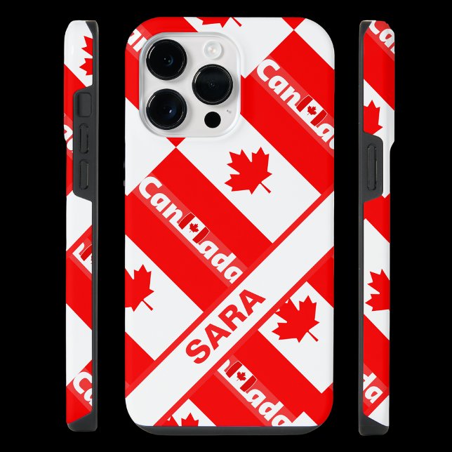 Personalised Patriotic Canada Flag iPhone Case (Creator Uploaded)