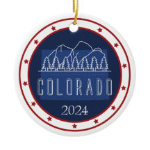 Personalised Patriotic Christmas Ornament – USA 