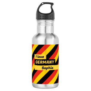 Personalised Patriotic German Flag 532 Ml Water Bottle