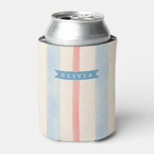 Personalised Patriotic Memorial Day 4th of July Can Cooler