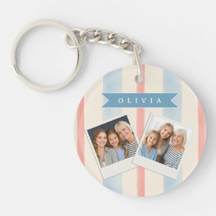 Personalised Patriotic Memorial Day 4th of July Key Ring