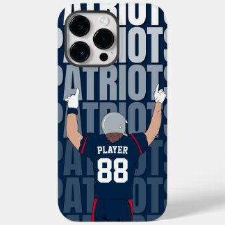 Personalised Patriots Jersey American Football Case-Mate iPhone 14 Pro Max Case