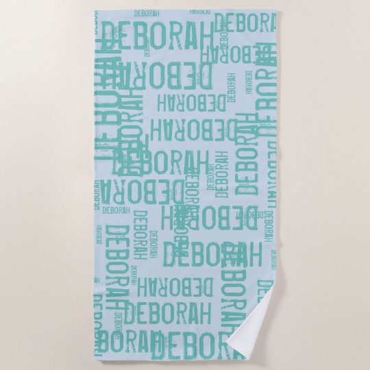 beach towels with names