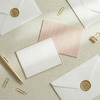 Personalised Patterned Note Card Set | Custom Name