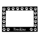 Personalised Paw Prints Magnetic Photo Frame