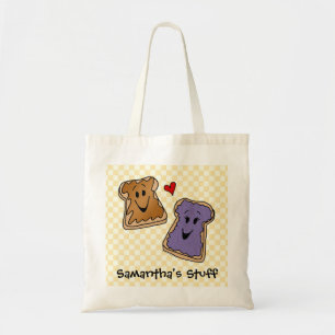 Personalised PB&J Kids Tote/Grocery Bag