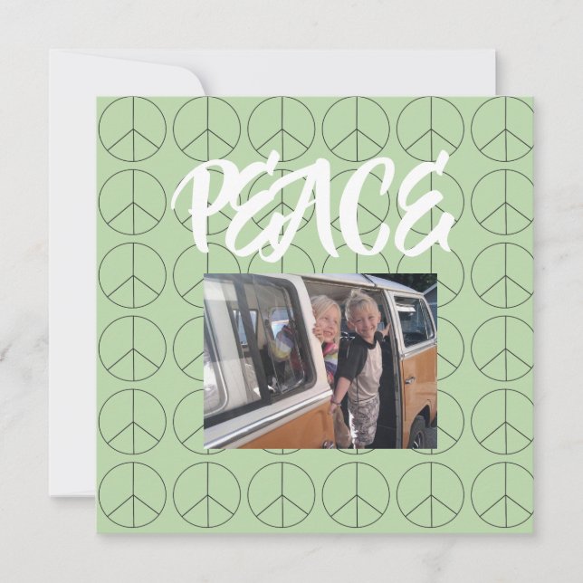 Personalised Peace Card (Front)