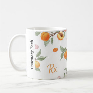 Personalised Peaches, Apricots & RX Pharmacy Mug