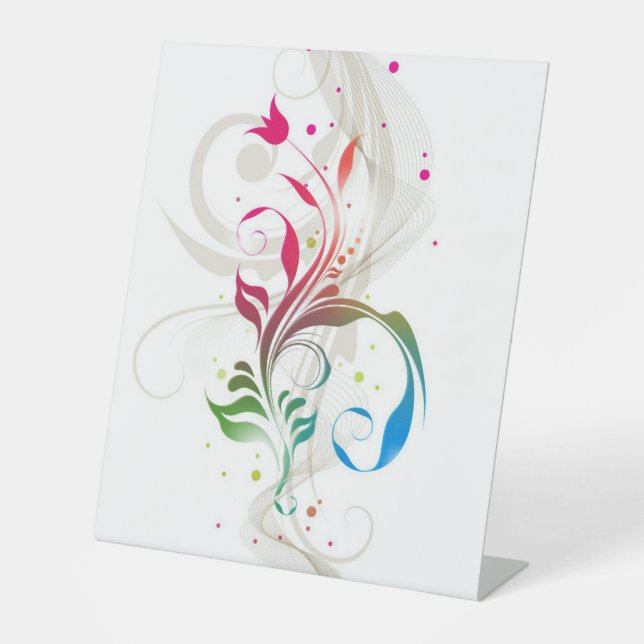  Personalised Pedestal Signs for Events (Front)