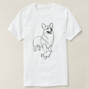 Personalised Pembroke Welsh Corgi T-Shirt