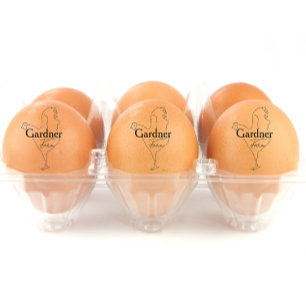Personalised Pencil Art Hen Name Egg Rubber Stamp