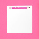 Personalised Pencil Teacher Notepad, Custom  Notepad<br><div class="desc">Add your teacher's name to this adorable notepad for a truly personalised gift! Pencil available in other colours in our shop!</div>