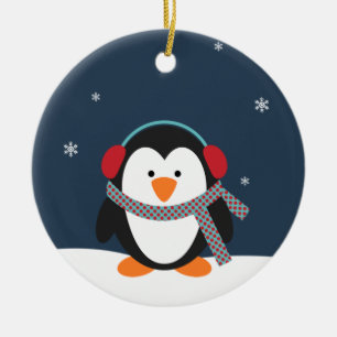 Personalised Penguin Christmas Ornament