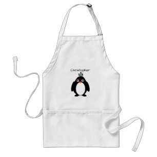Personalised Penguin Design Standard Apron