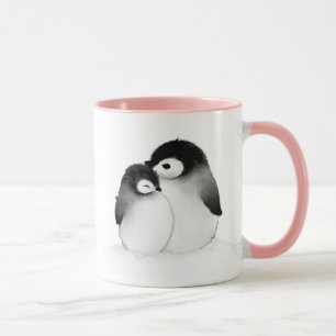 Personalised penguin mug