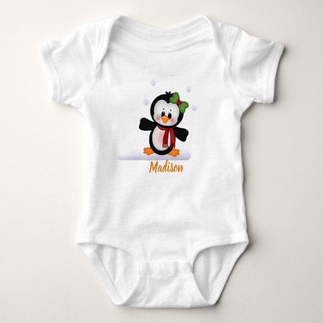 Personalised Penguin T Shirt (Front)
