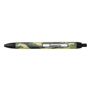 Personalised Pens - Camouflage Green