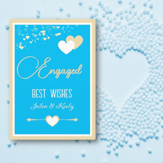 Personalised! Perfect Couples Engagement Card