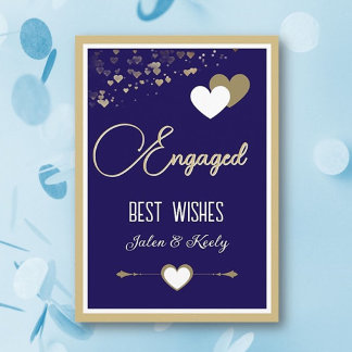 Personalised! Perfect Couples Engagement Card