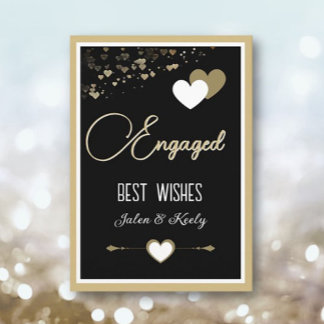 Personalised! Perfect Couples Engagement Card
