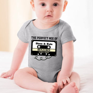 Personalised Perfect mix of mum and Dad Baby Bodysuit
