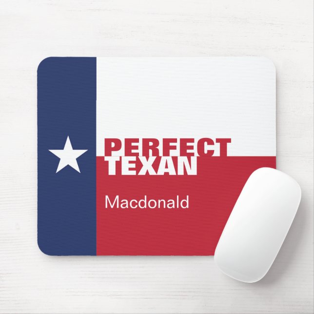 Personalised PERFECT TEXAN Mouse Pad (With Mouse)
