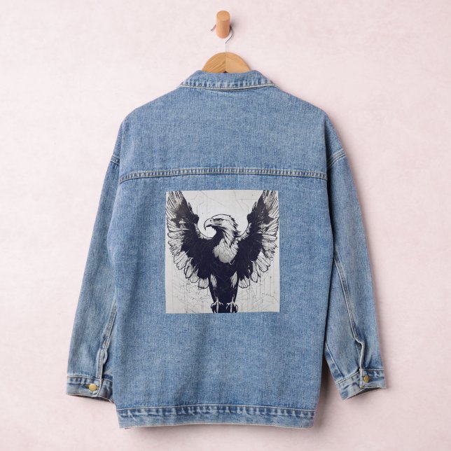 Personalised Perfection: Custom Women's Denim Jack Jacket (Hangar)